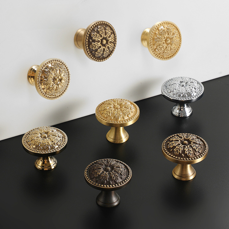 1pcs Satin Brass Cabinet Door  – Furniture Hardware Drawer Pulls recenzja i cena