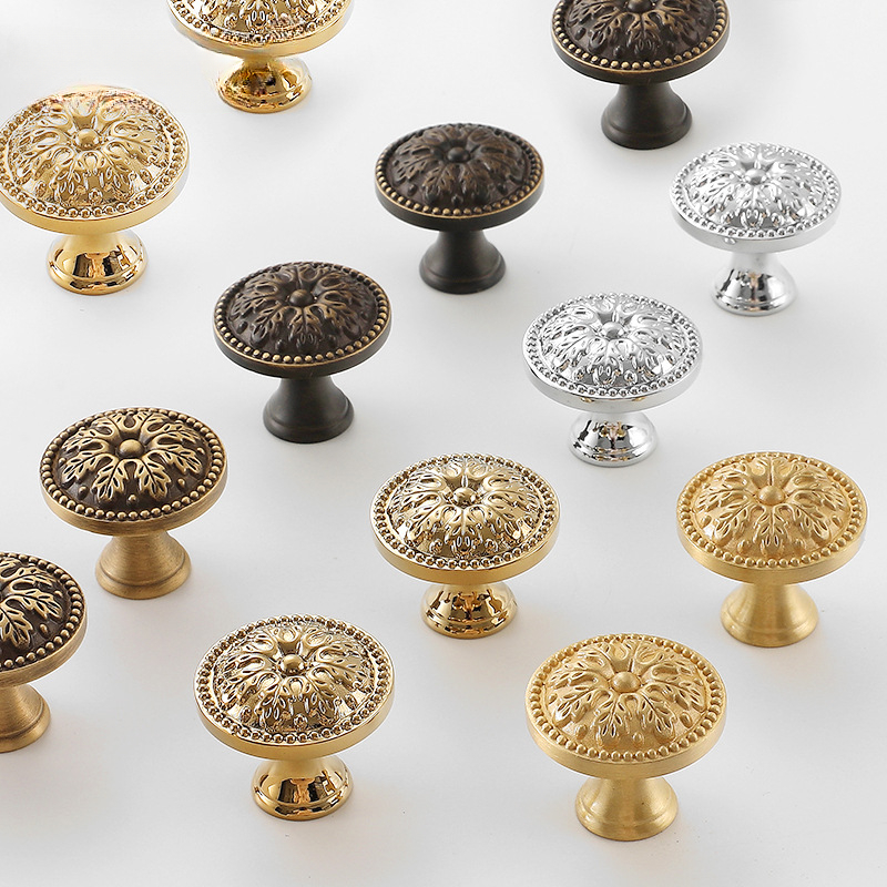 1pcs Satin Brass Cabinet Door  – Furniture Hardware Drawer Pulls recenzja i cena