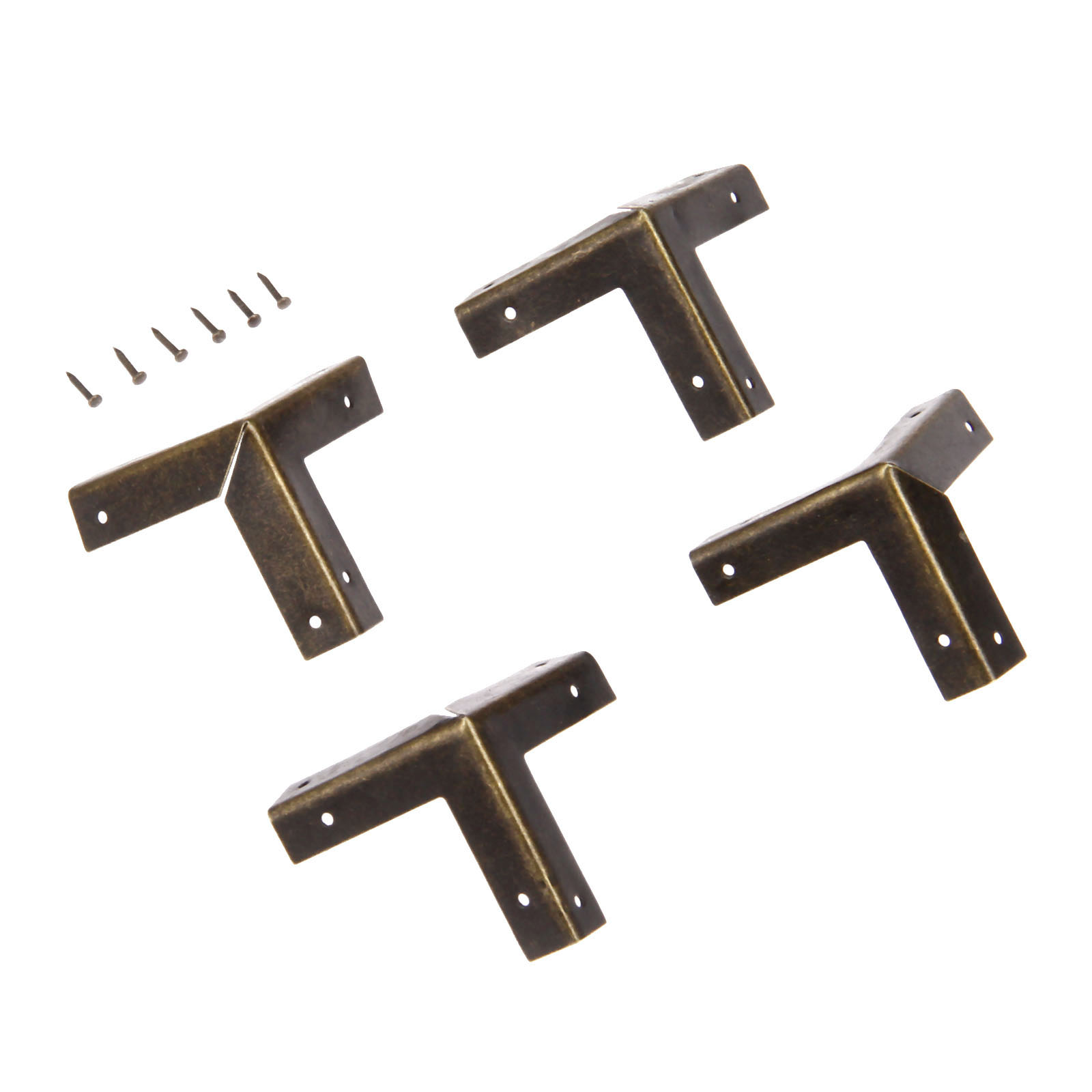 DRELD 4Pcs Antique Bronze Corn – Furniture Hardware Covers recenzja i cena