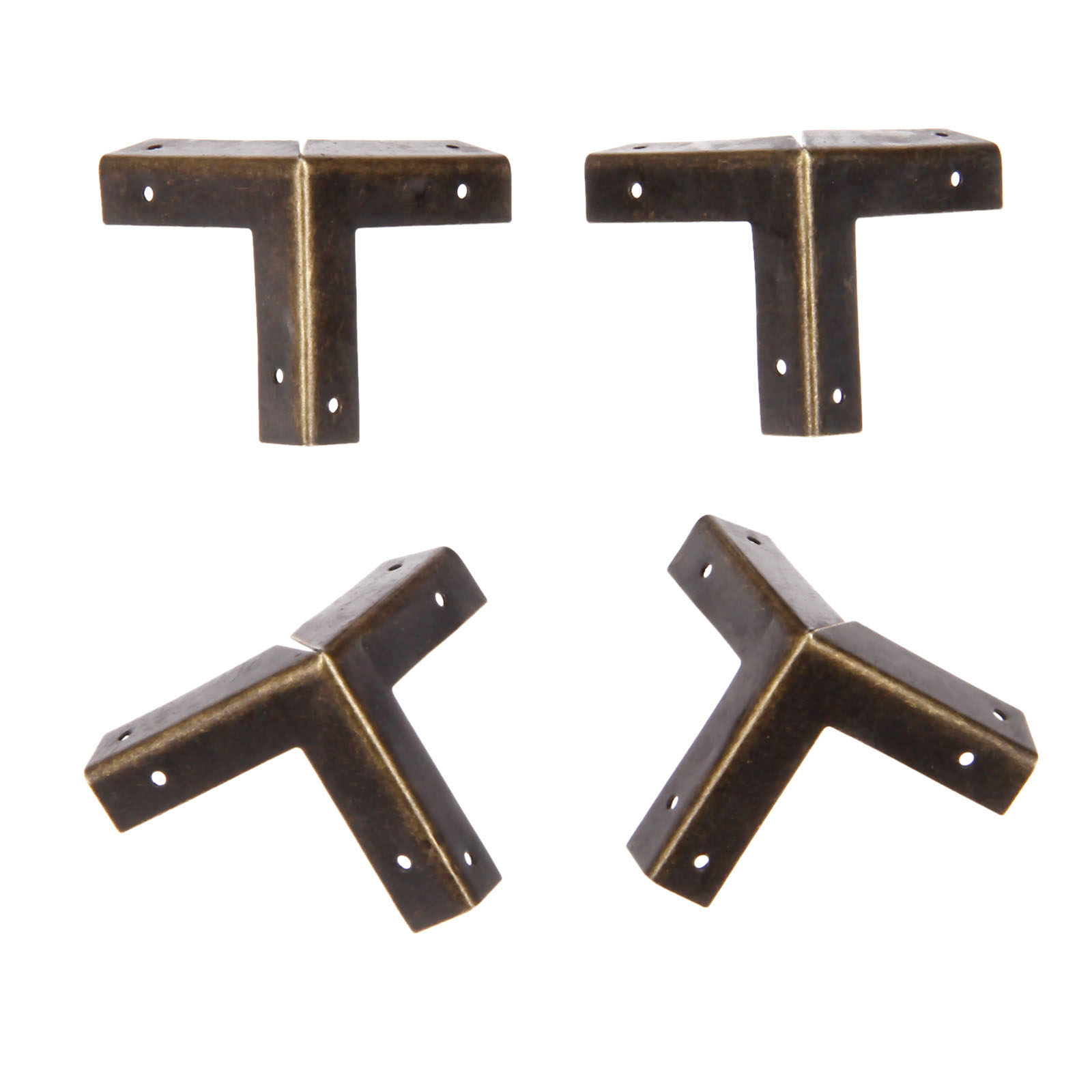 DRELD 4Pcs Antique Bronze Corn – Furniture Hardware Covers recenzja i cena