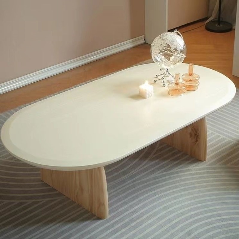Solid Wood Cream Small Coffee  – Japanese Furniture Hardware recenzja i cena