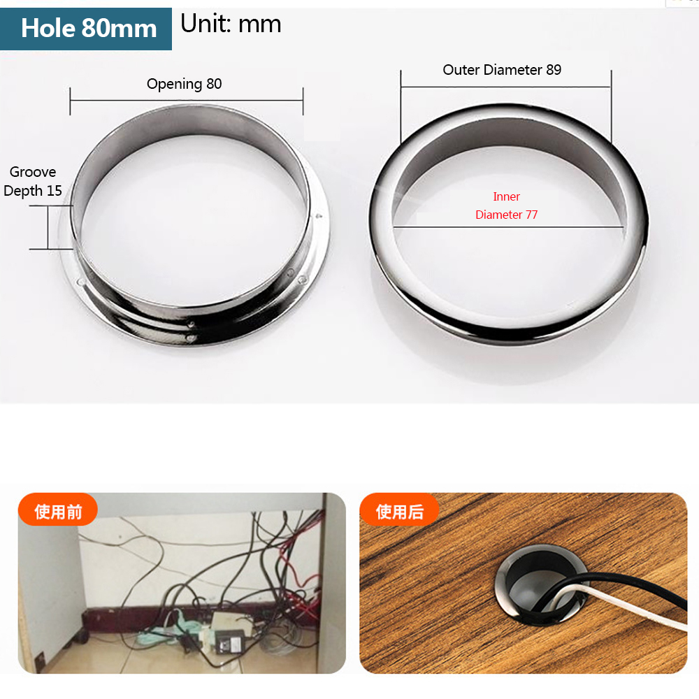 Wire Hole Cover Computer Table – Furniture Hardware Covers recenzja i cena