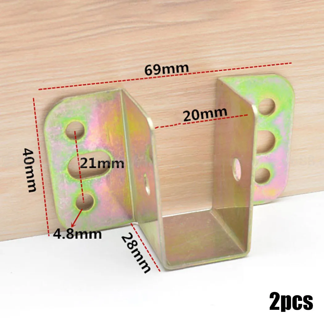 2pcs U Shaped Metal Bed Bracke – Furniture Hardware Connectors recenzja i cena