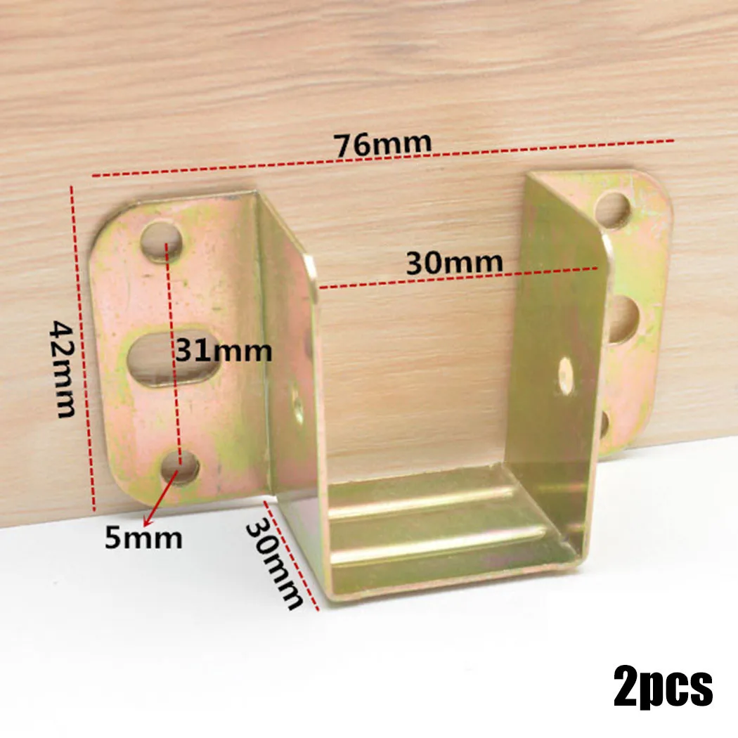 2pcs U Shaped Metal Bed Bracke – Furniture Hardware Connectors recenzja i cena