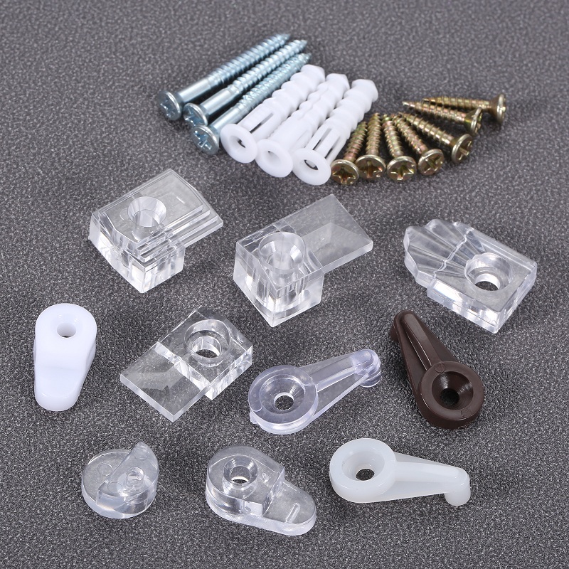 10Pcs Plastic Glass Retainer C – Furniture Hardware Connectors recenzja i cena