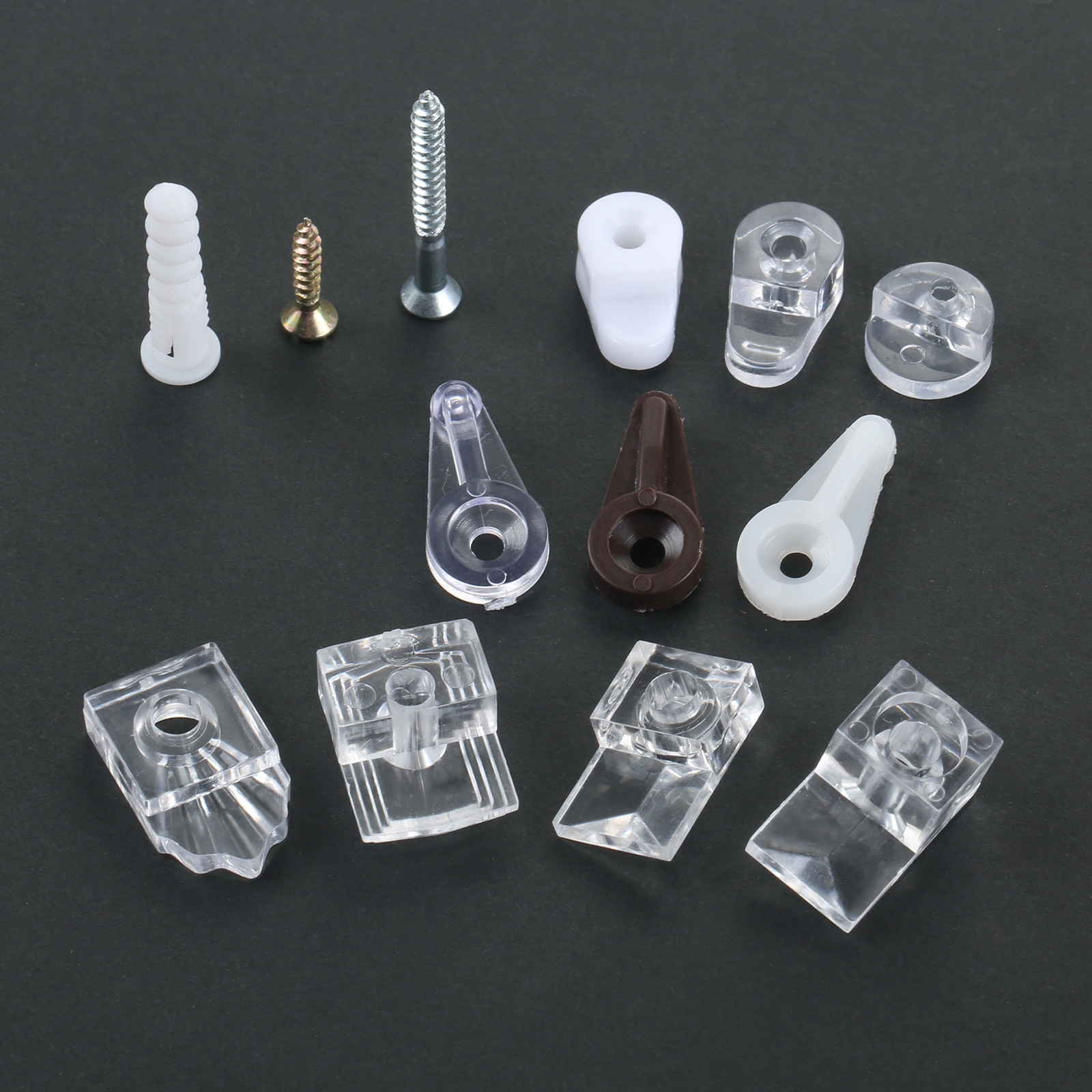 10Pcs Plastic Glass Retainer C – Furniture Hardware Connectors recenzja i cena