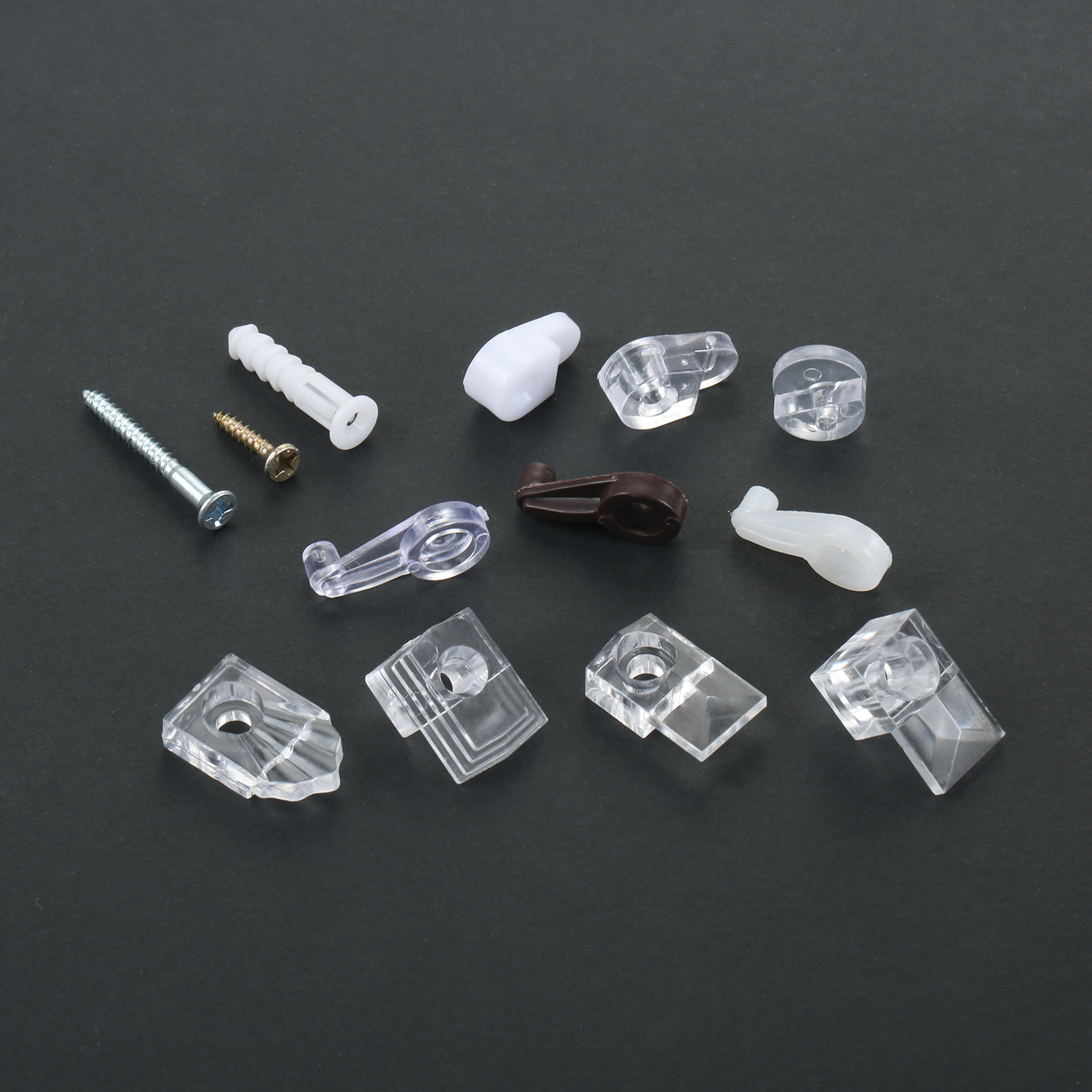 10Pcs Plastic Glass Retainer C – Furniture Hardware Connectors recenzja i cena