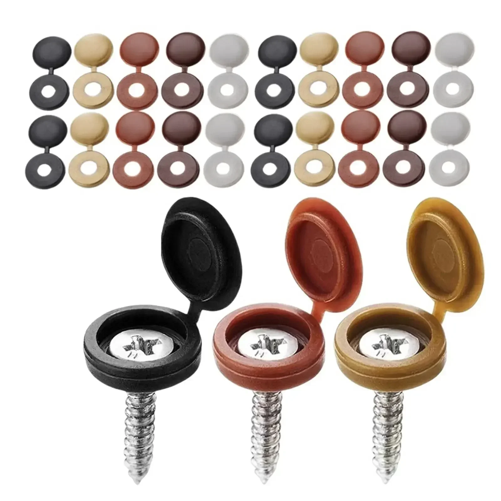 Hinged Plastic Screw Cap Cover – Furniture Hardware Covers recenzja i cena