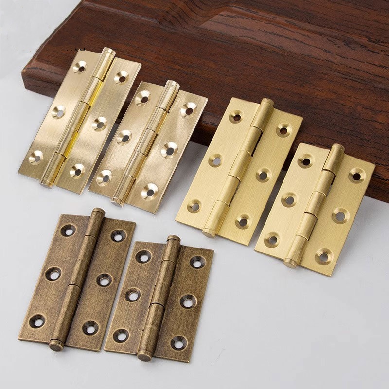 4Pcs Antique Brass Door Hinges – Furniture Hardware Brass recenzja i cena