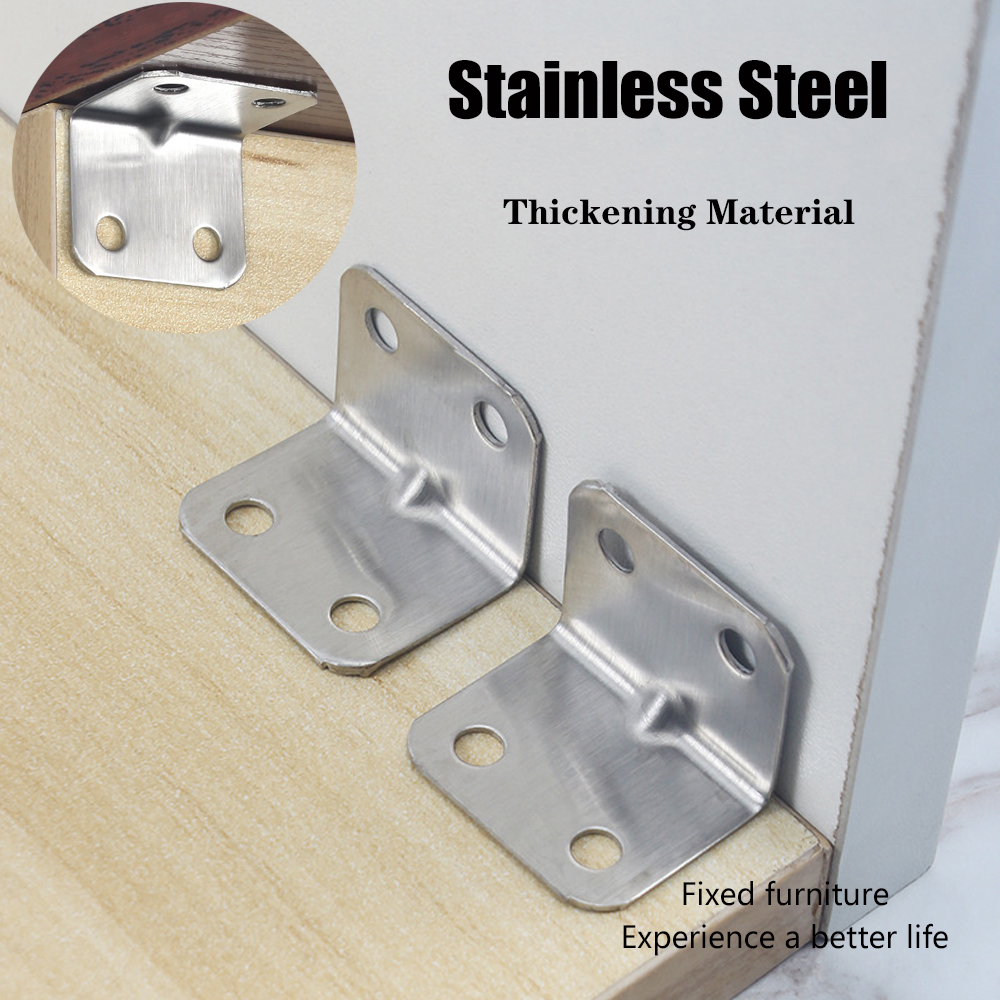 Stainless steel L-shaped corne – Furniture Hardware Connectors recenzja i cena