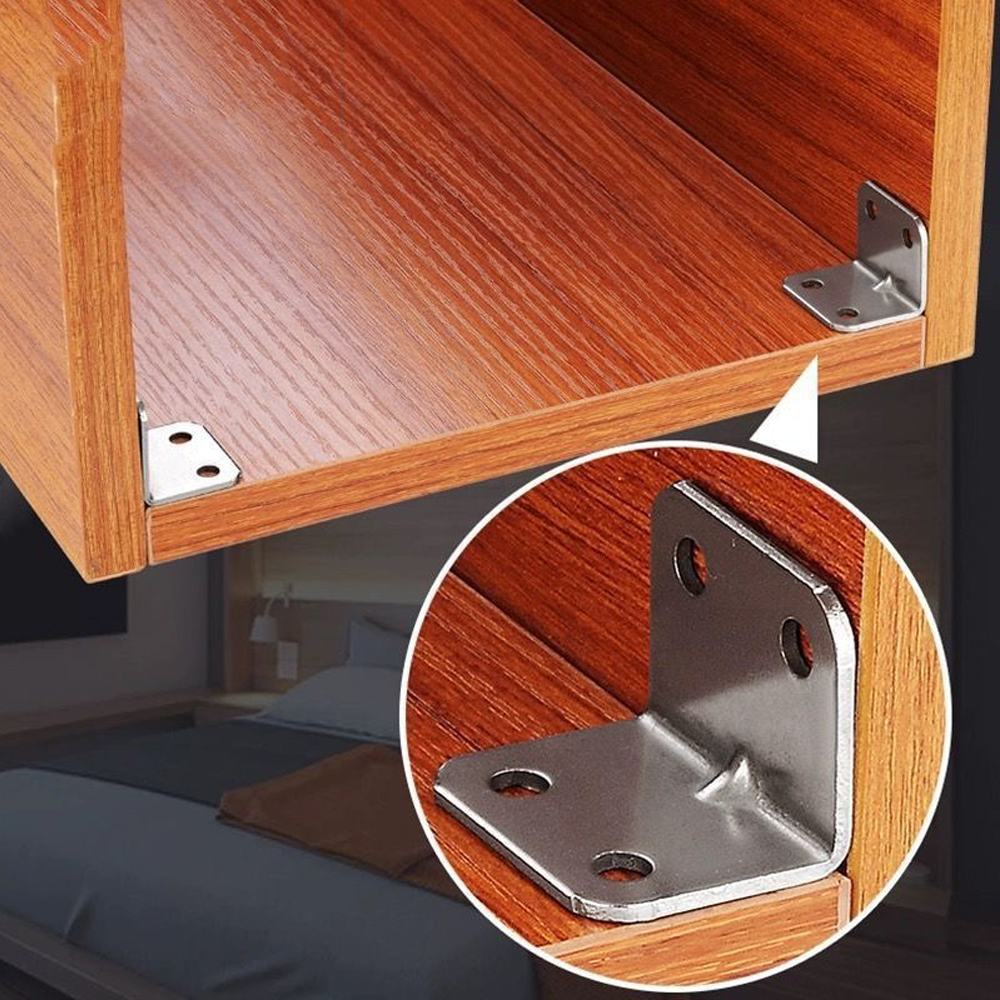 Stainless steel L-shaped corne – Furniture Hardware Connectors recenzja i cena
