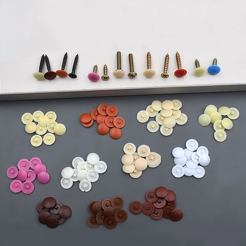 100/500/1000pcs Plastic Screw  – Furniture Hardware Covers recenzja i cena