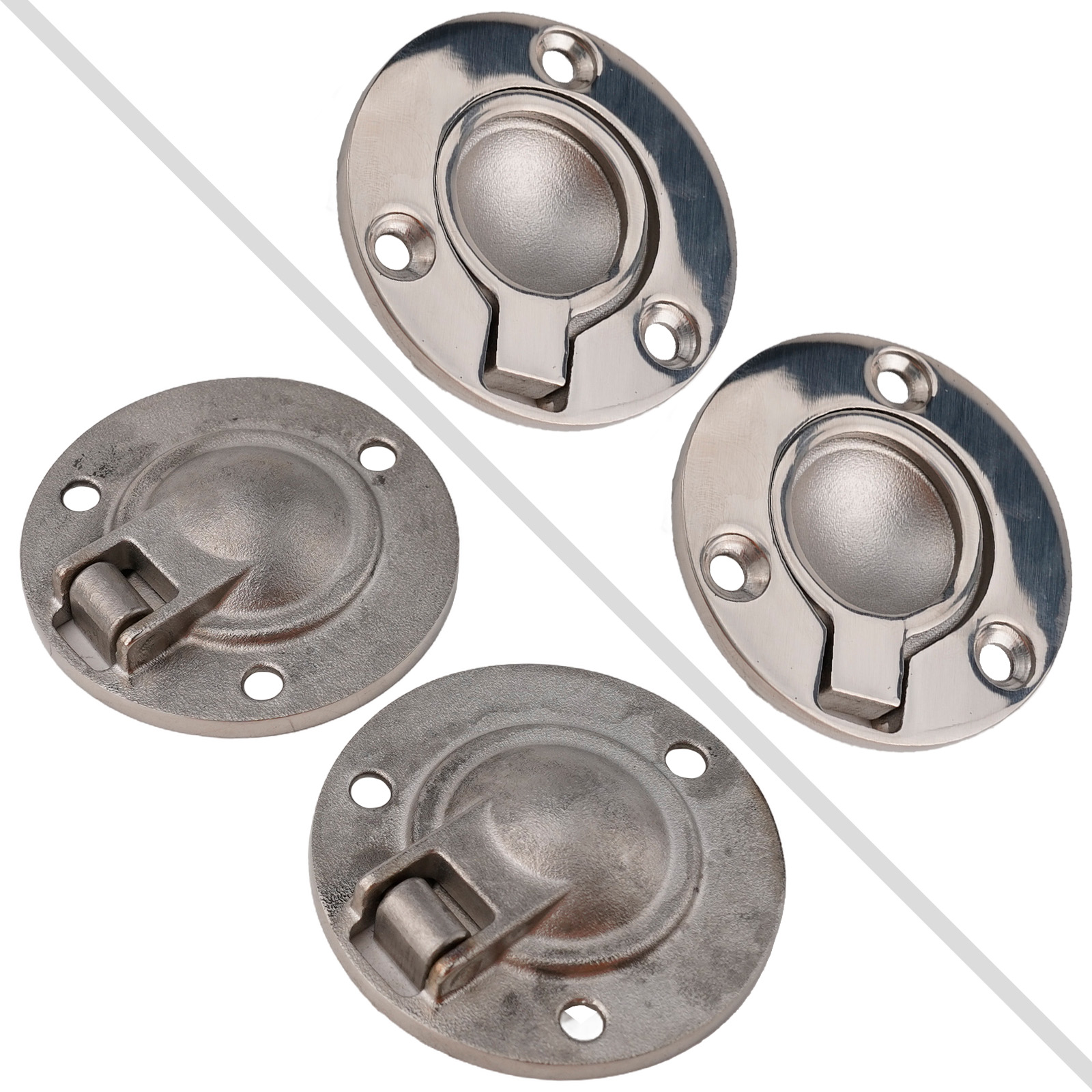 2Pcs 316 Stainless Steel Flush – Furniture Hardware Drawer Pulls recenzja i cena