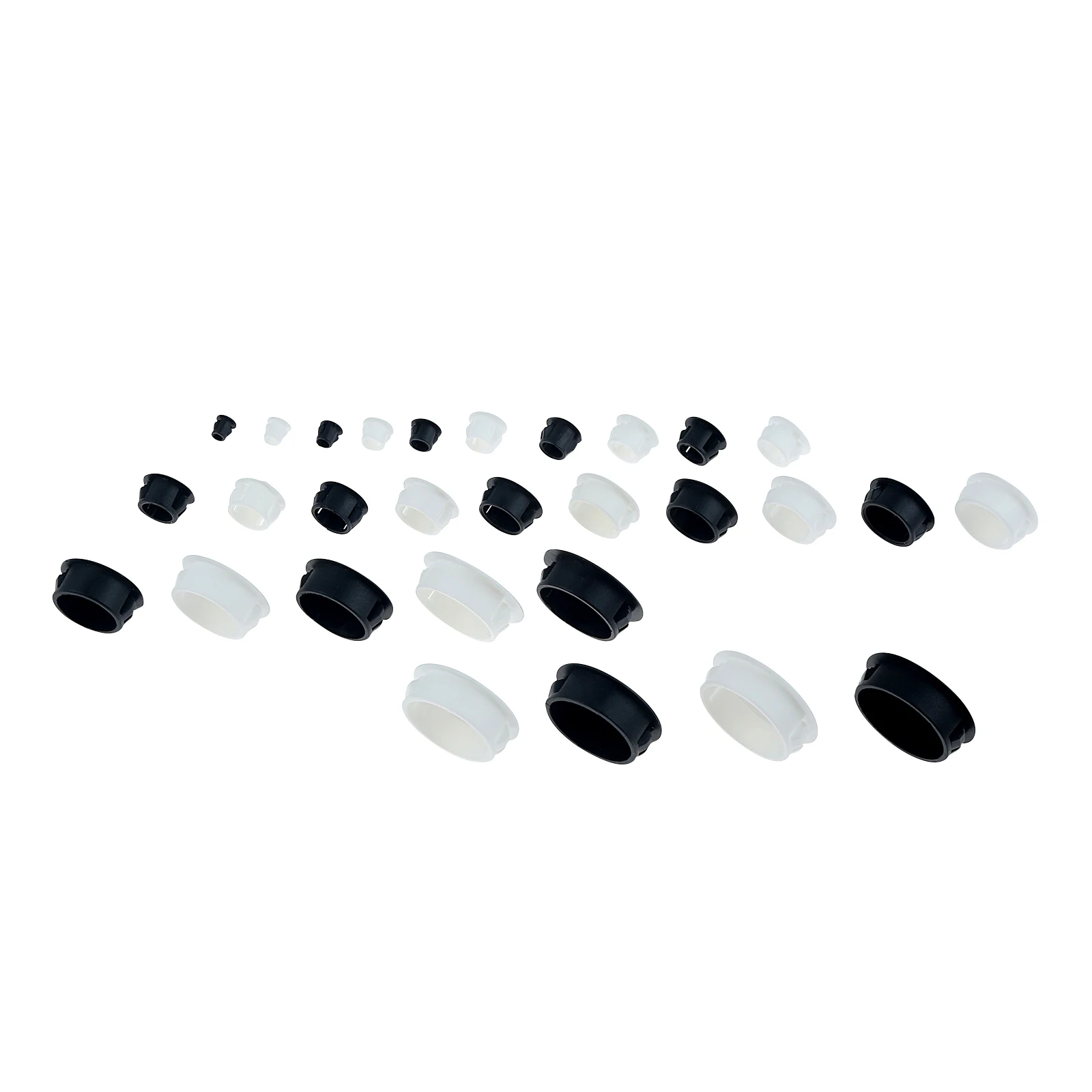 50Pcs Black/White Round Plasti – Furniture Hardware Connectors recenzja i cena
