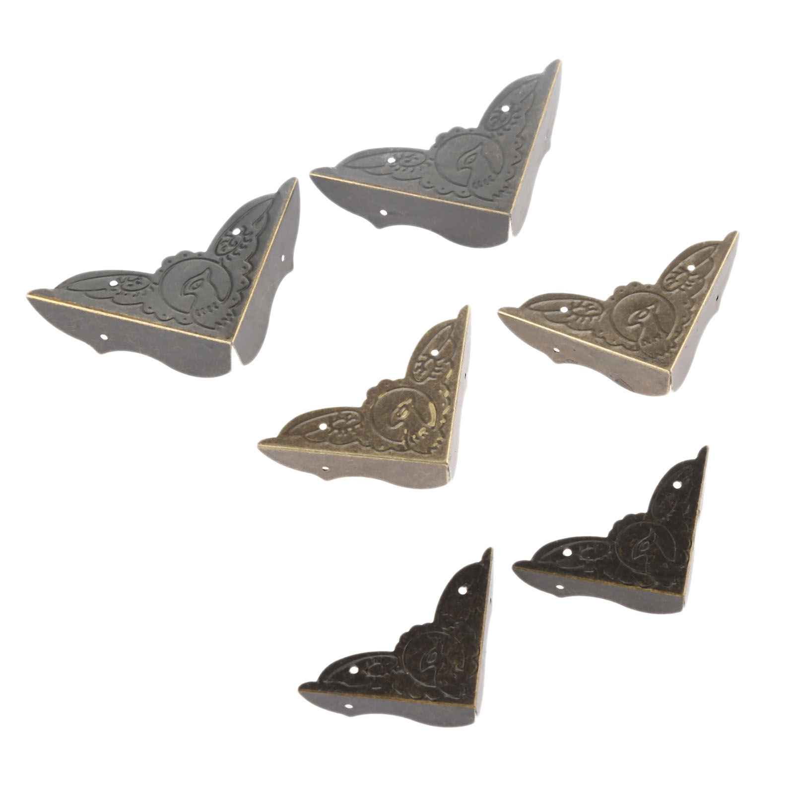 4Pcs Antique Brass Corner Brac – Furniture Hardware Brass recenzja i cena