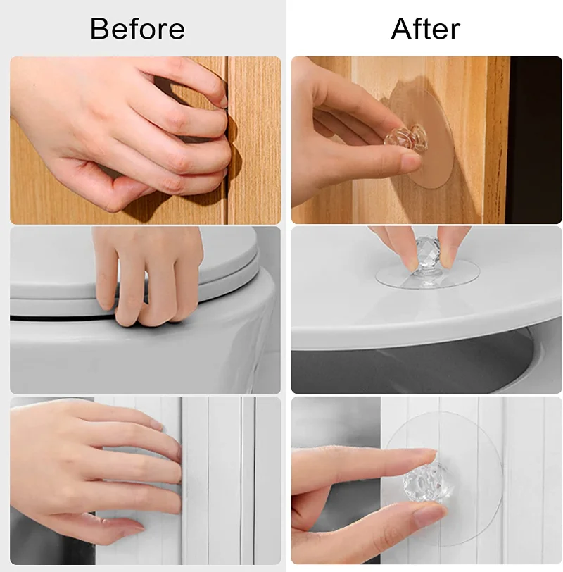 2/10Pcs Punch-free Drawer Knob – Furniture Hardware Drawer Pulls recenzja i cena
